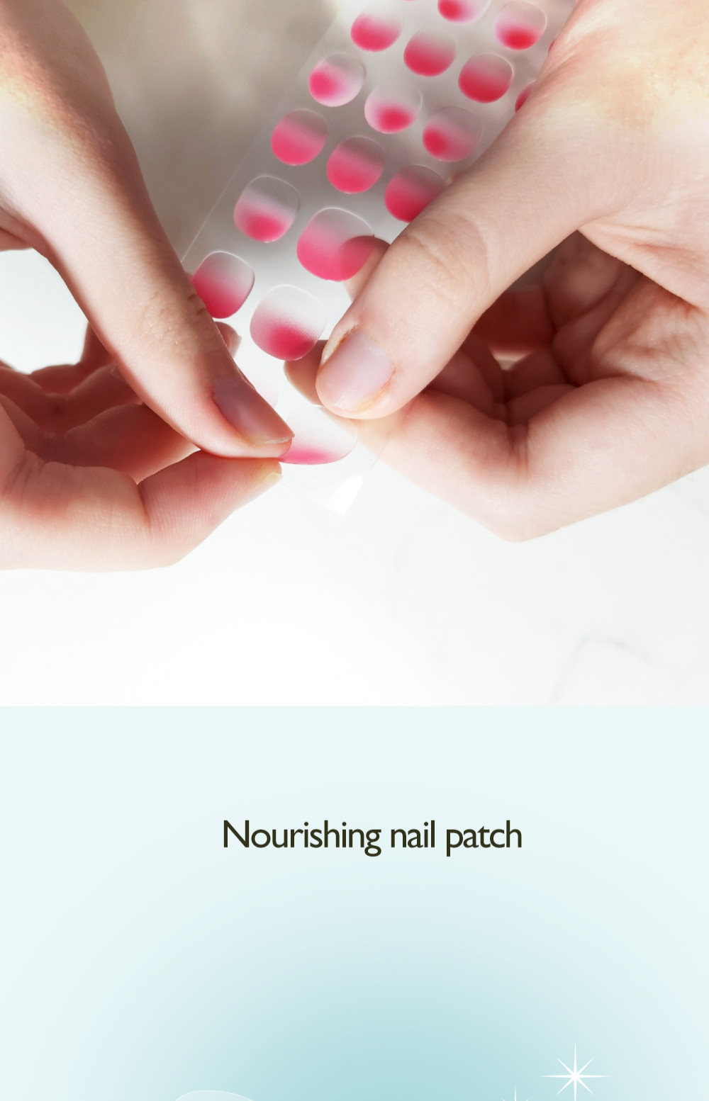 KERU™ Gel Base Sticker for Nail Care | Damage-Free | Long-Lasting Wear