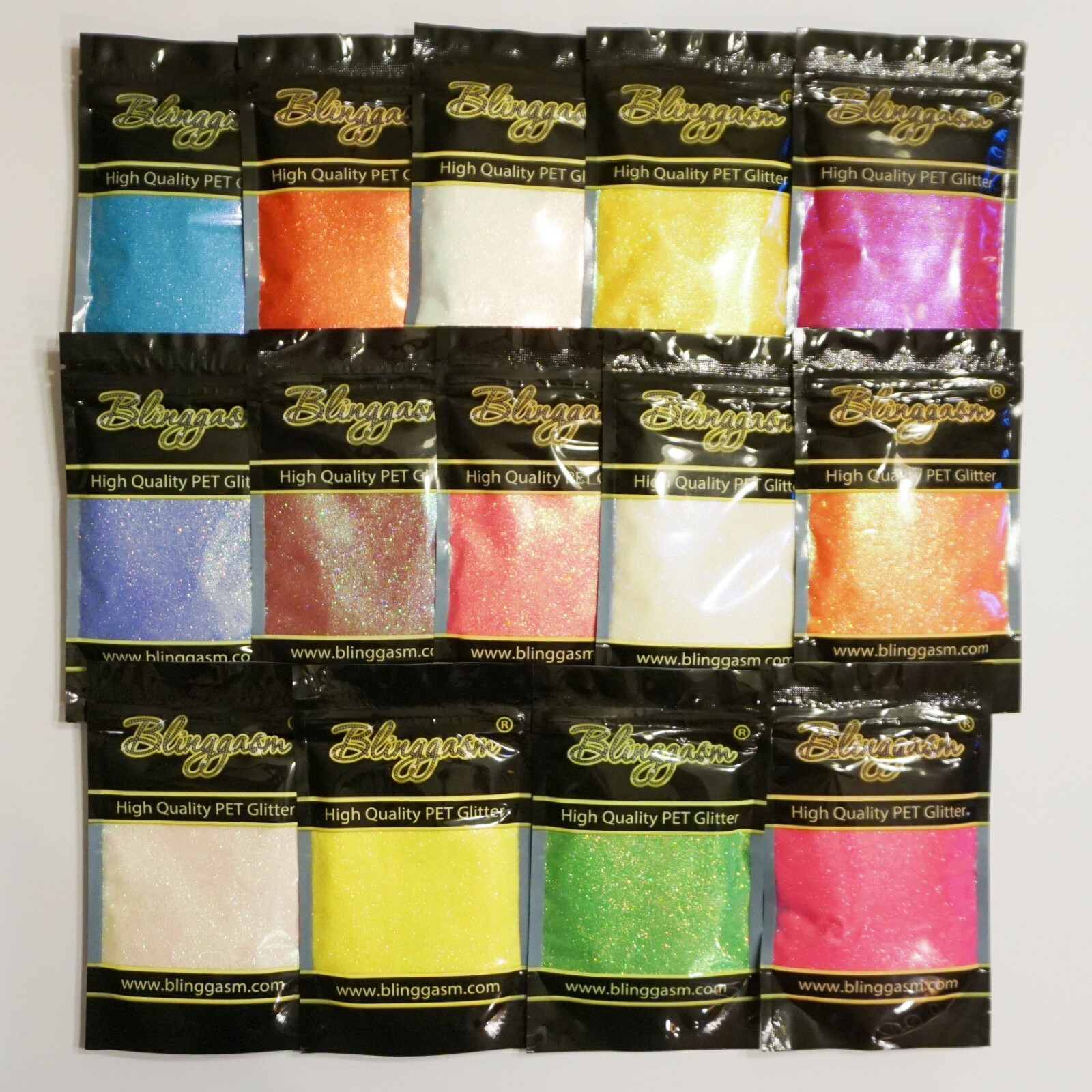 FLUORESCENT SOLVENT RESISTANT GLITTER 3.5 OZ BY WEIGHT #1 FC321