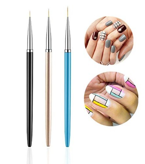 Versatile 8PCS Nail Art Tools: Dotting Pens & Liner Brushes for Stunning Designs