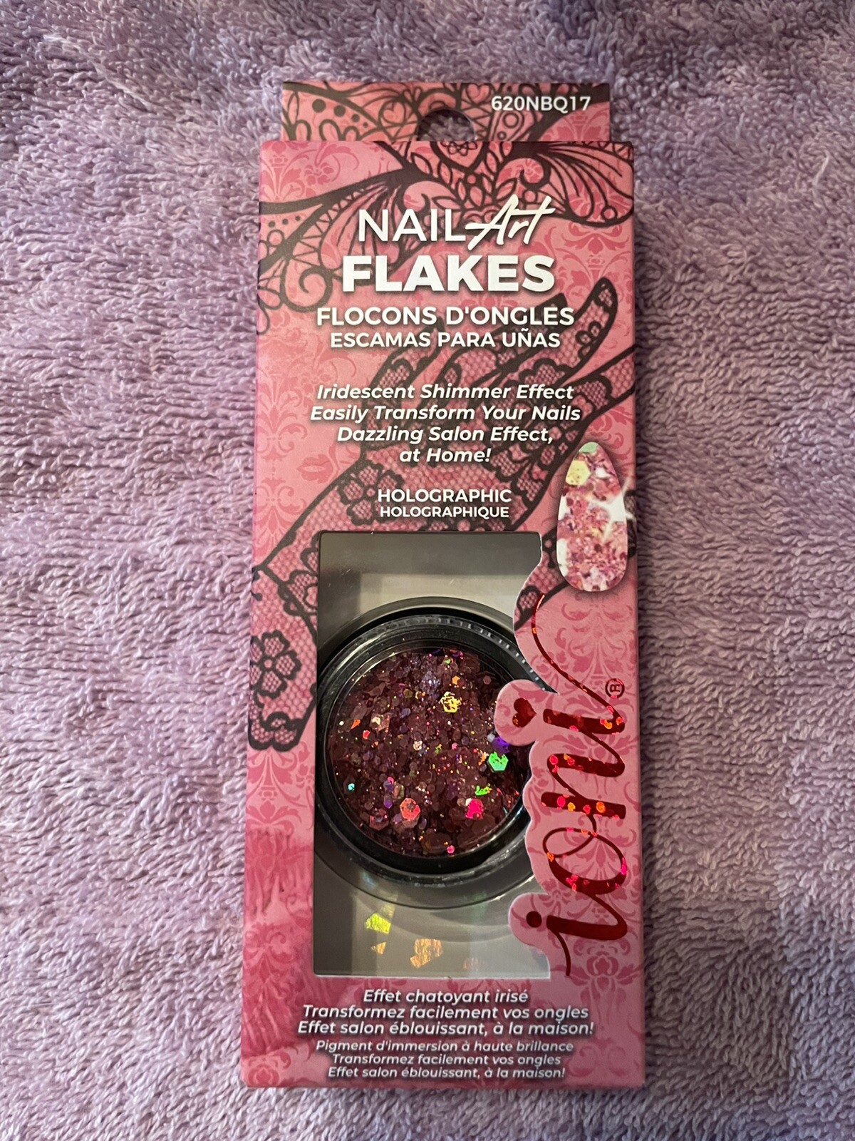 NEW ioni Nail Art Chrome powder, flakes, 3D stickers