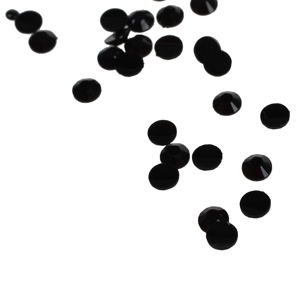 10000Pcs Crystal Flatback Acrylic Rhinestones Beads Nail Art (Black) K6G82159