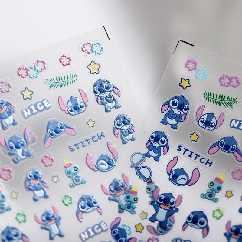 5D Anime Nail Sticker, Cartoon Nail Art Stickers, Character nail decals