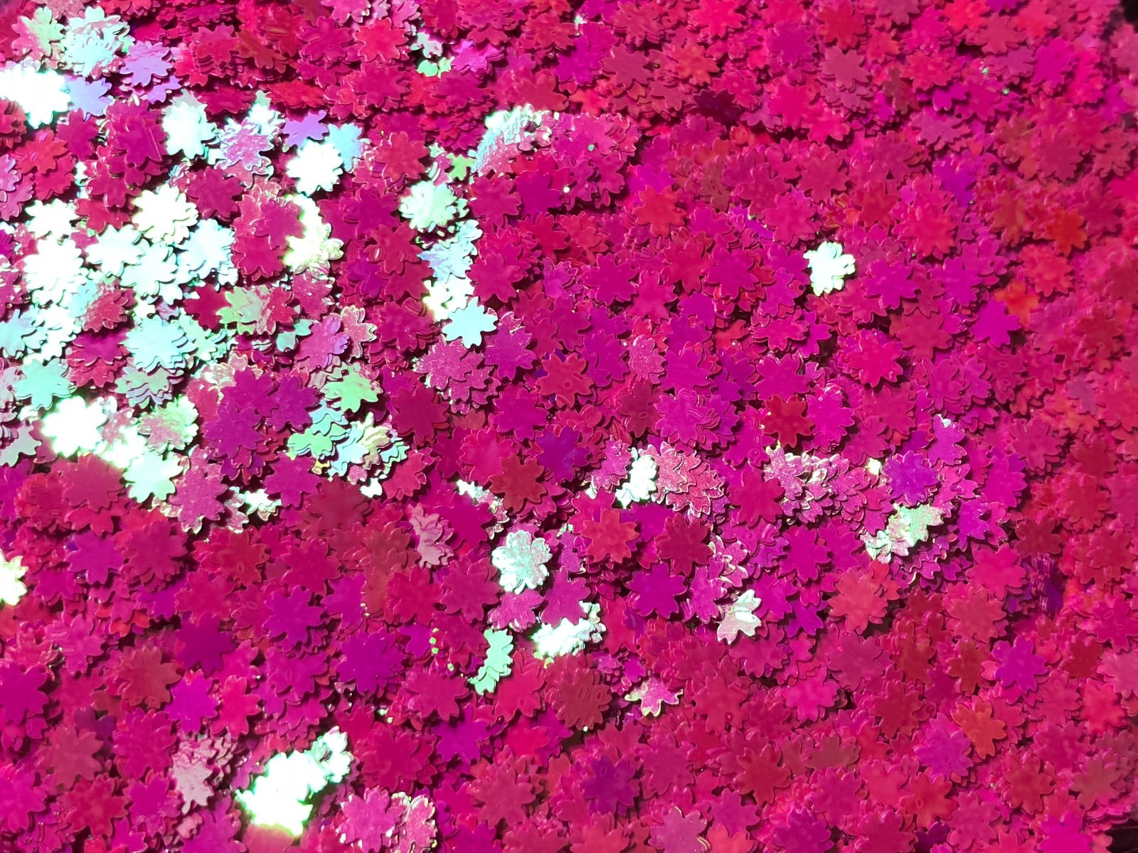 Cherry blossoms spangle nail art glitter shapes sequin Solvent Resistant USA