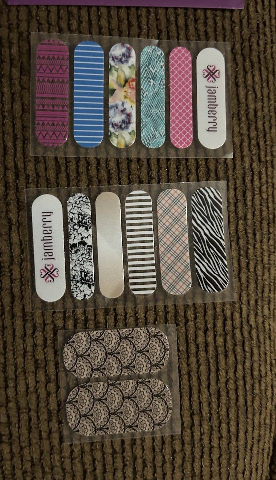 Jamberry Nail Wraps Full & Partial Sheets See List Of Designs