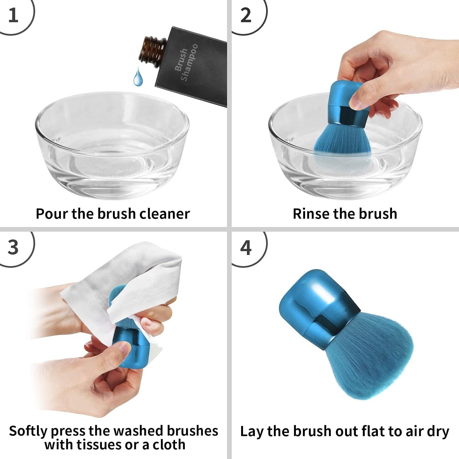 Fashionable Nail Art Dust Remover Brush with Gentle Bristles—Ideal for Travel