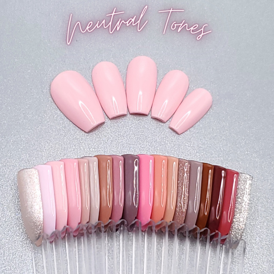 #03 Light Pink Press On Nails | Handmade | Hard Gel Glue On Nails