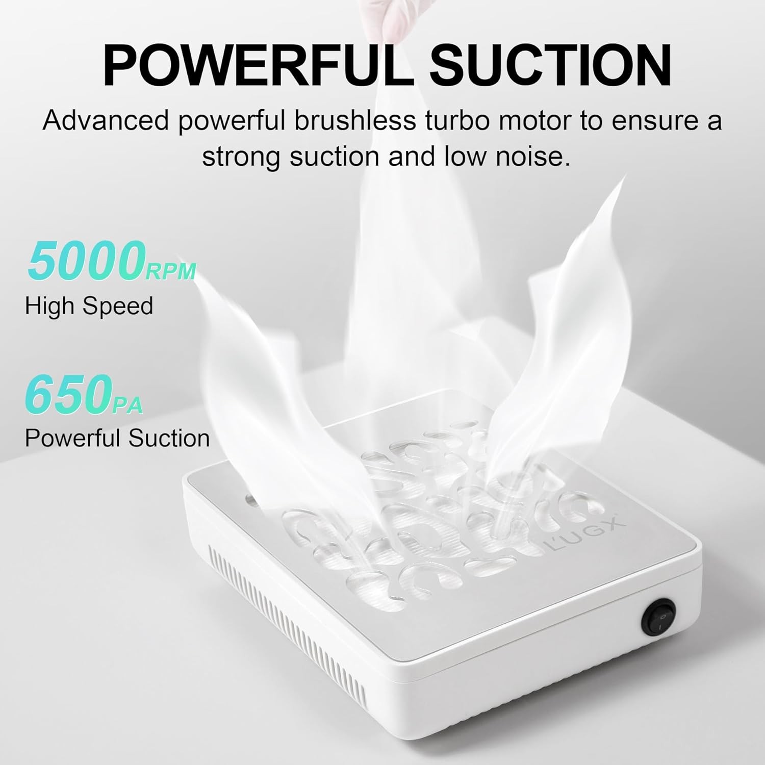 Nail dust collector, a professional dust collector for nail technicians