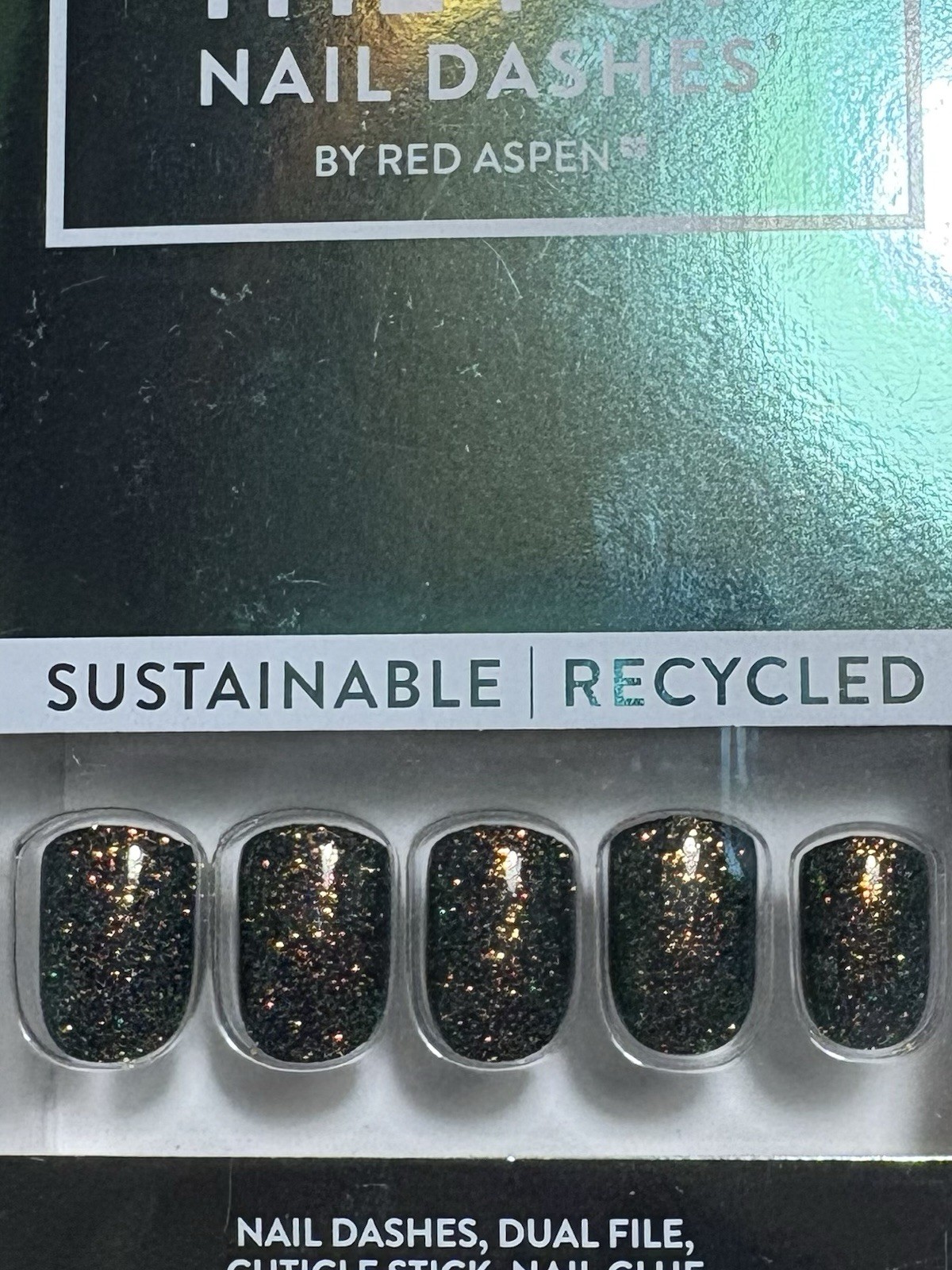 Red Aspen Short Square, Sprinkled In Stardust Shannon
