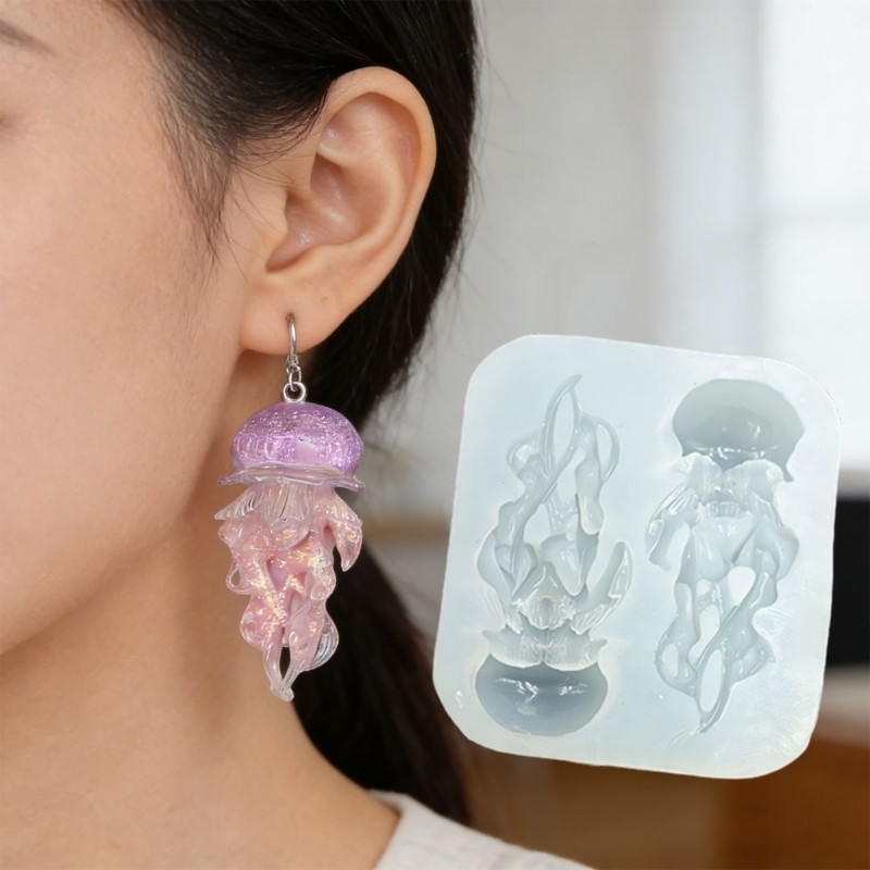 Jellyfish Shape Small Accessories Crafting Molds Present for Beauty Enthusiasts
