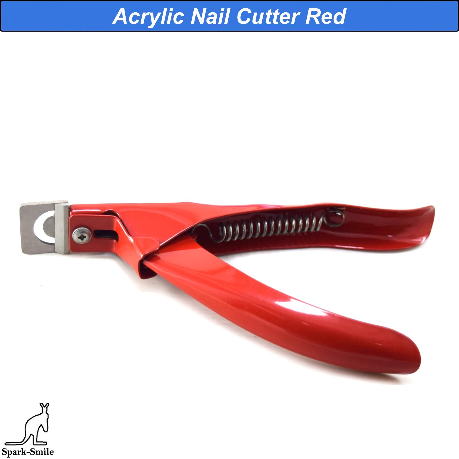 Professional Acrylic Tips Cutter Fake Nail Clipper With Spring Manicure Tools