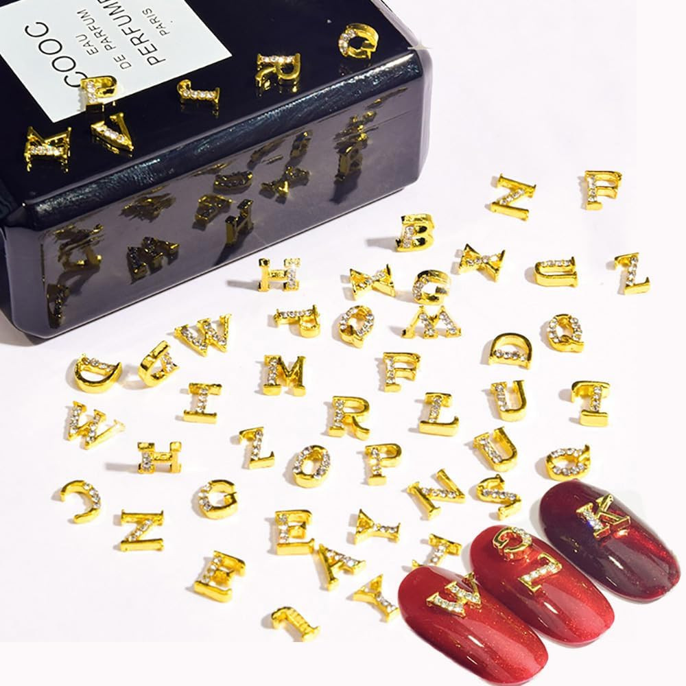Metal Nail Studs Art – Punk Nail Studs Charms – 3D Gothic Nail Charms Studs, Con
