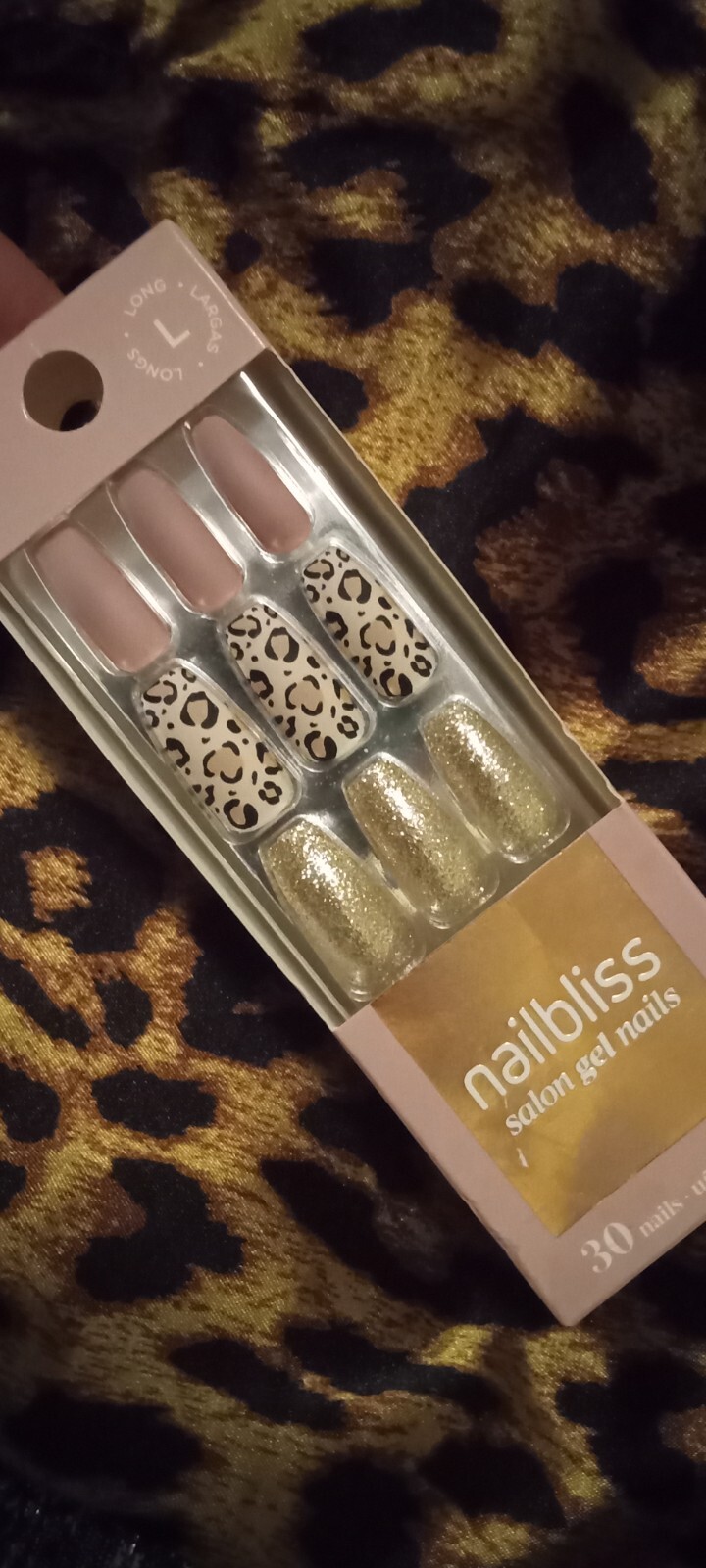 Nail Bliss by Dashing Diva *LOVELY LEOPARD* Matte, Glitter Nails✨
