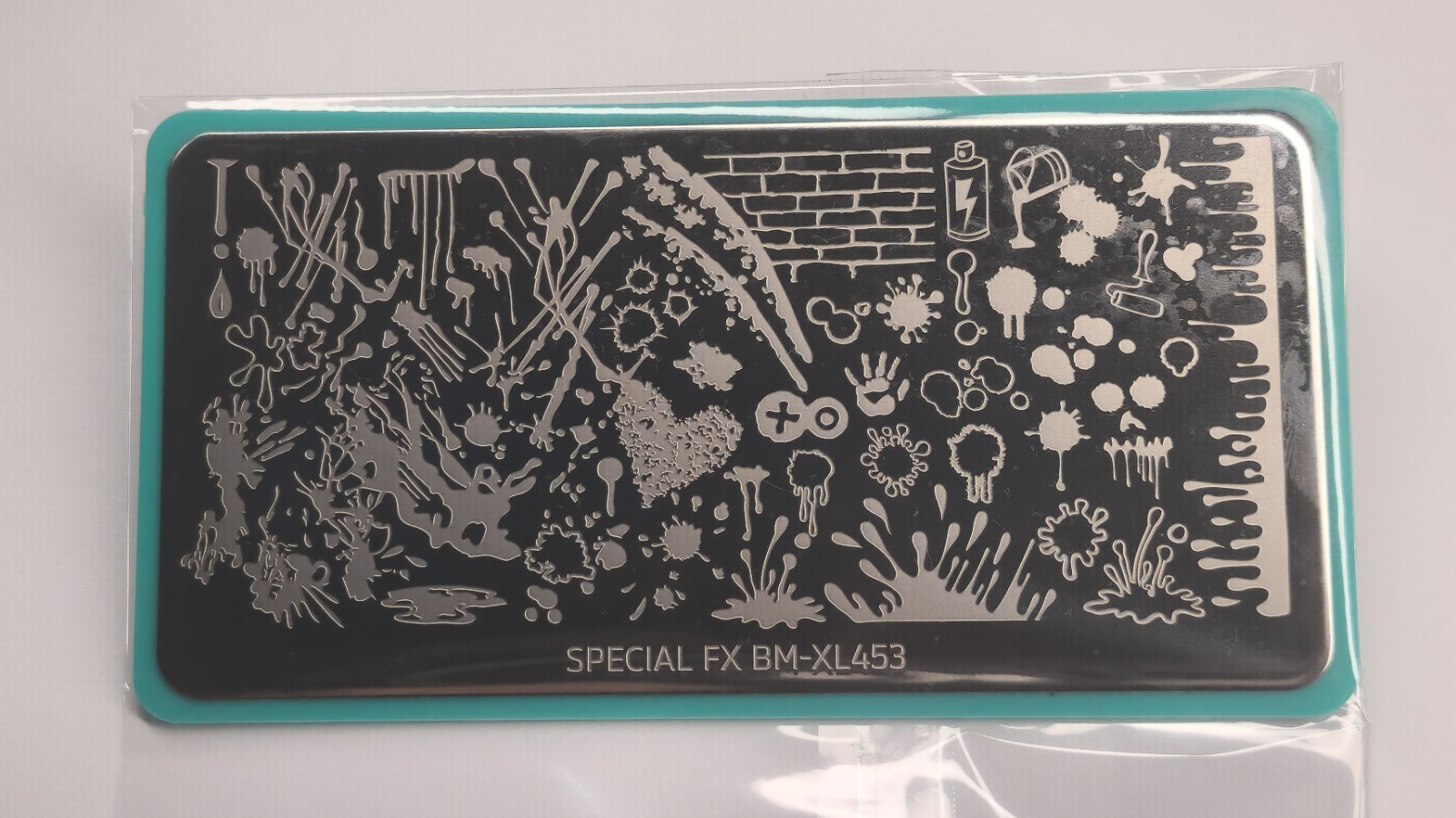 Maniology Special FX BM-XL453 Nail Stamping Plate Retired HTF