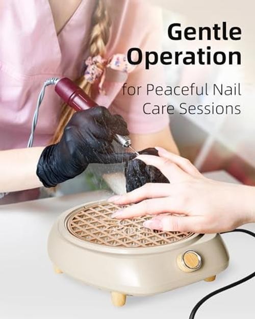 Nail Dust Collector – Powerful Suction Vacuum Fan with Low Noise – Adjustable