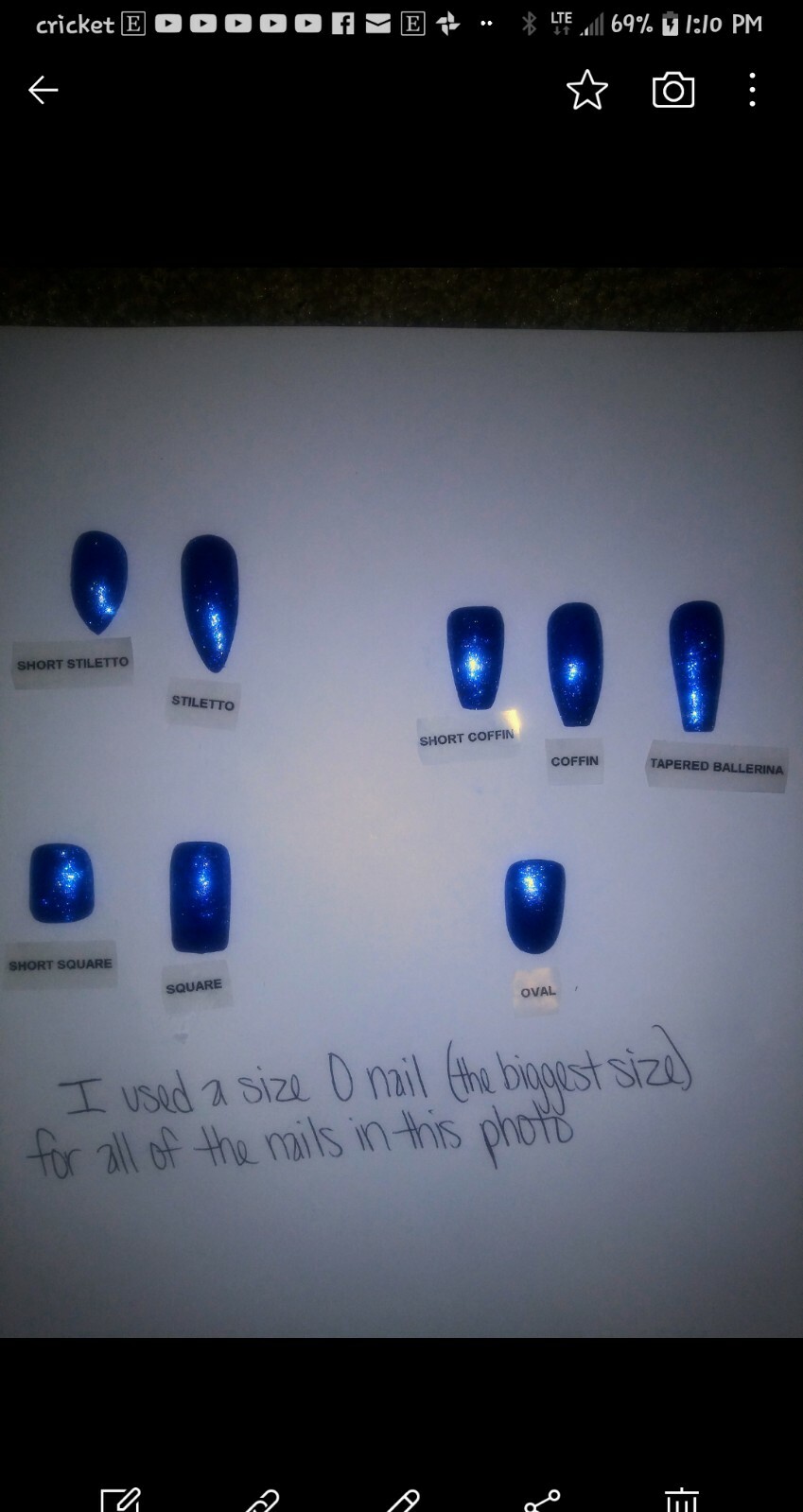 Neon Rainbow ombre bling nails w/ crystals Gel Press On jelly nails full set