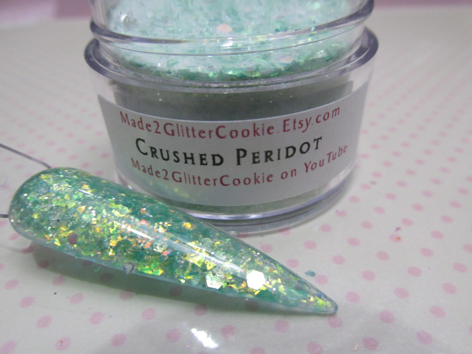 Glitter Flakes Crushed Jewels nail art set