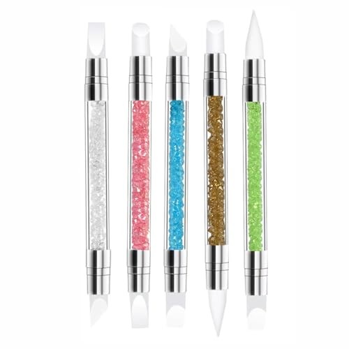 10Pcs Double-Ended Nail Art Tool Set – Professional Gel Nail Brush & Style 2