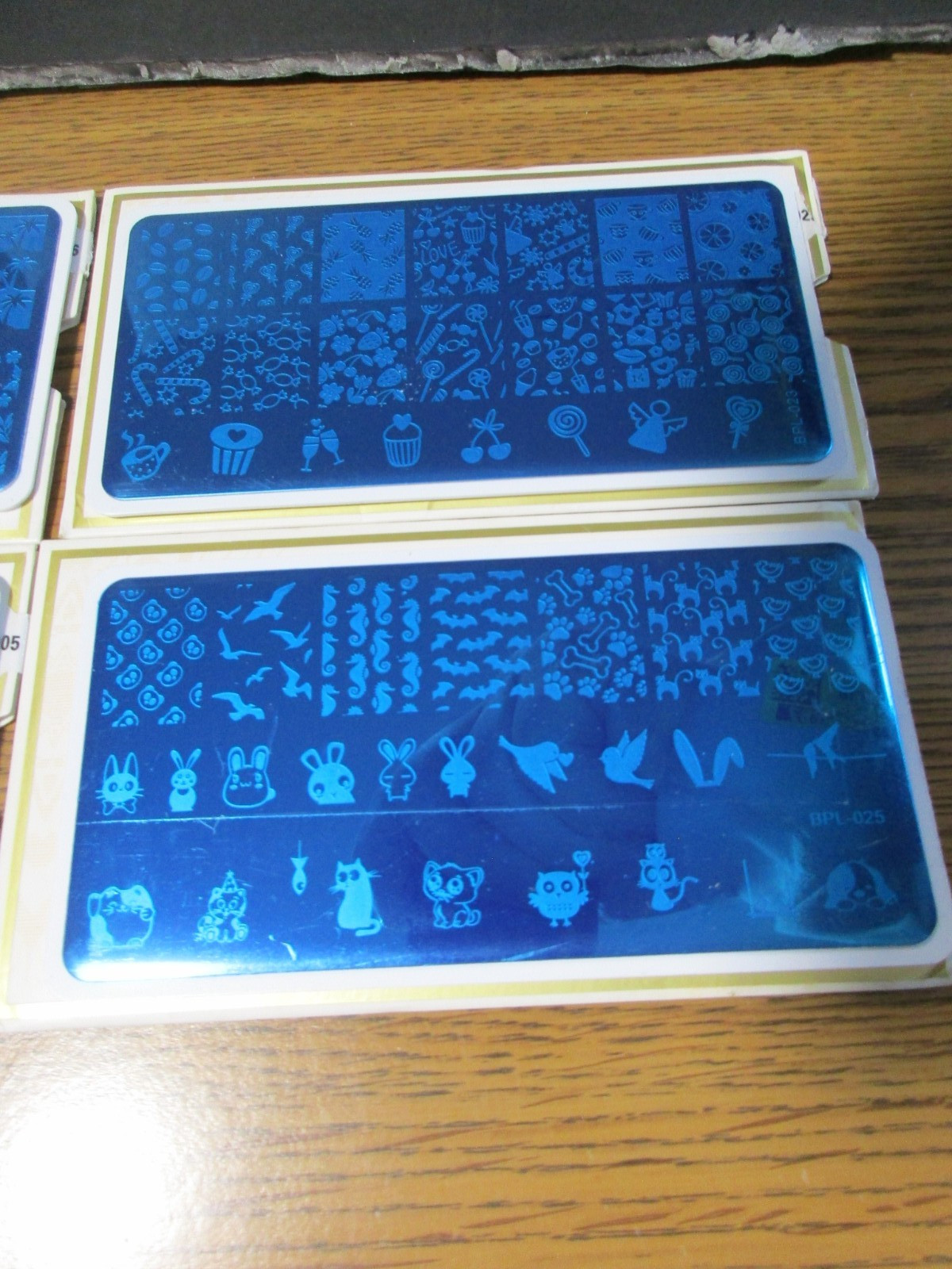 Born Pretty Nail Art Stamping Kit Sealed w/ 4 Plate Bundle New Never Used