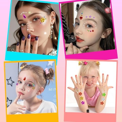 3000 PCS Stickers – Self Adhesive Scrapbook Supplies | Rhinestones for Gem
