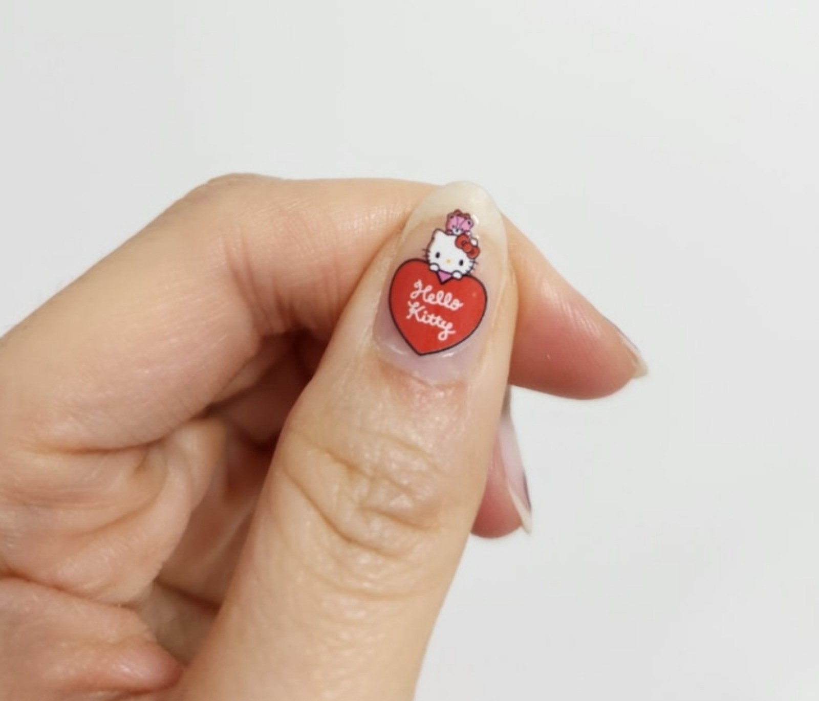Hello Kitty Mini Nail Decoration Sticker For Nail Art x 2pcs