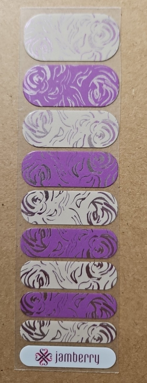 JAMBERRY LOVE GROWS HALF SHEET NAIL WRAP RETIRED GGG MARCH 2018