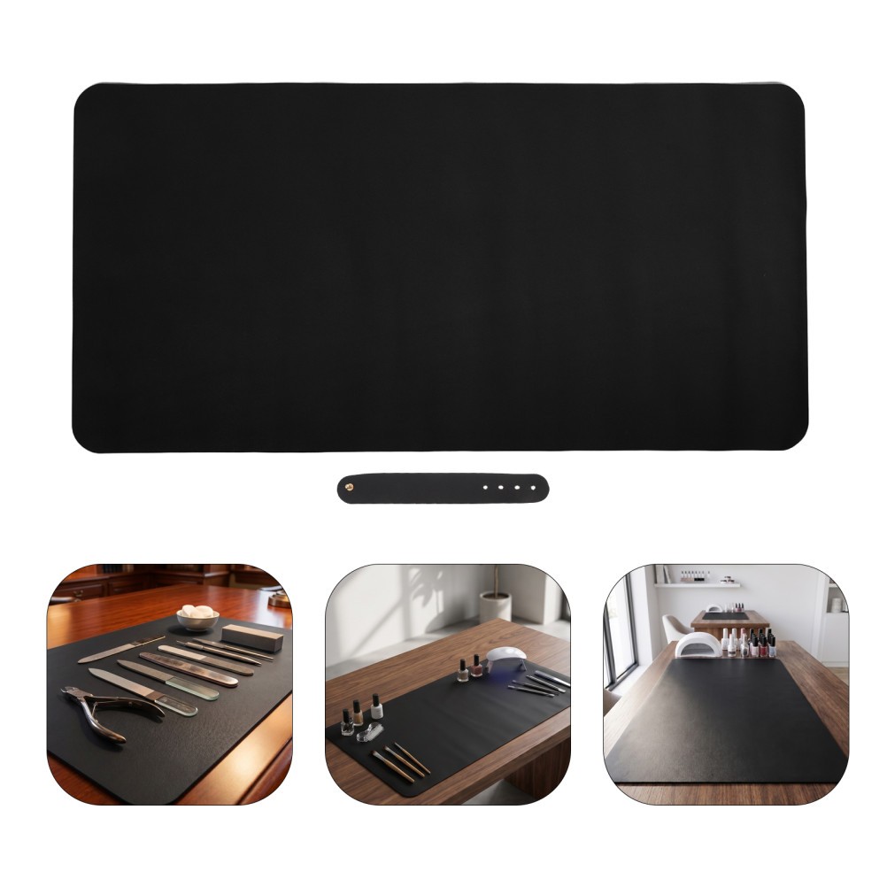 Nail Table Mat: Waterproof and Stain-Resistant Rubber Manicure Pad – Washable