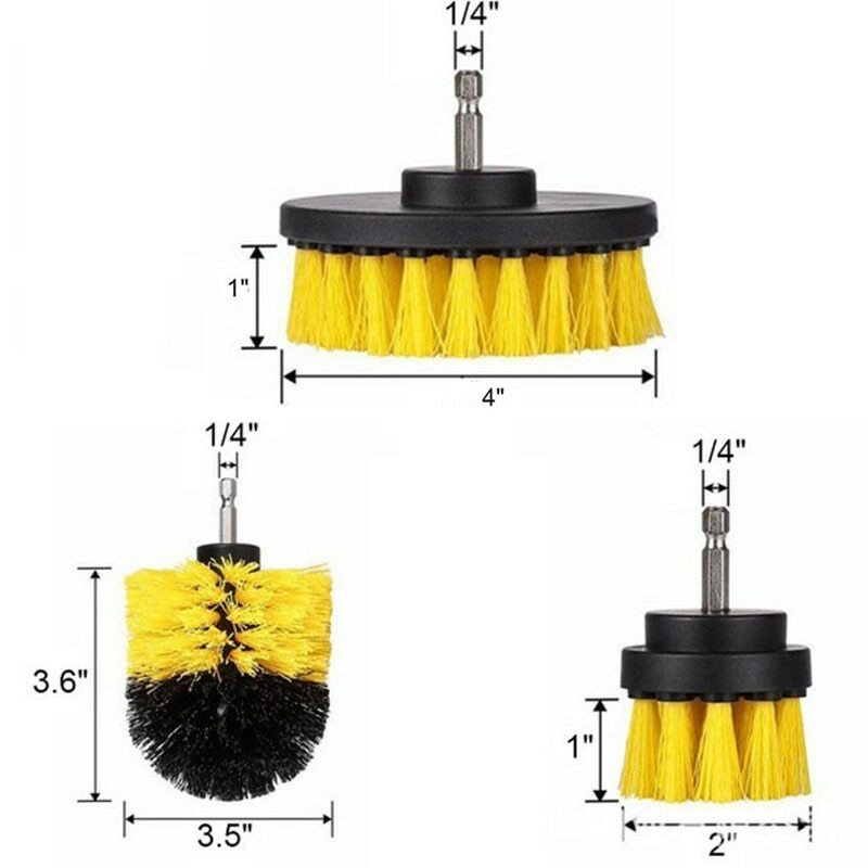 Para Taladro cepillo limpiador multiuso para Baño Azulejo Bañera Ducha Cocina