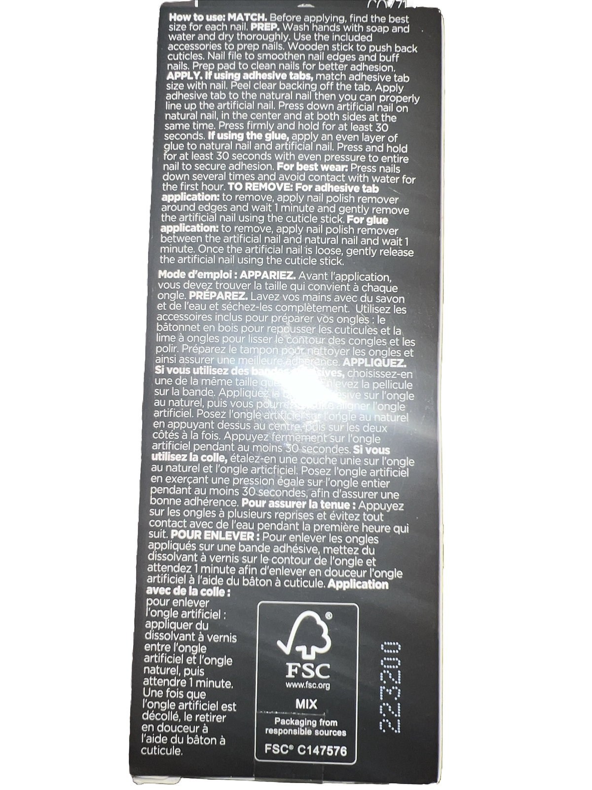 Sally Hansen Perfect Manicure Salon Effect, Meet Me in the Metal-24 Coffin Nails