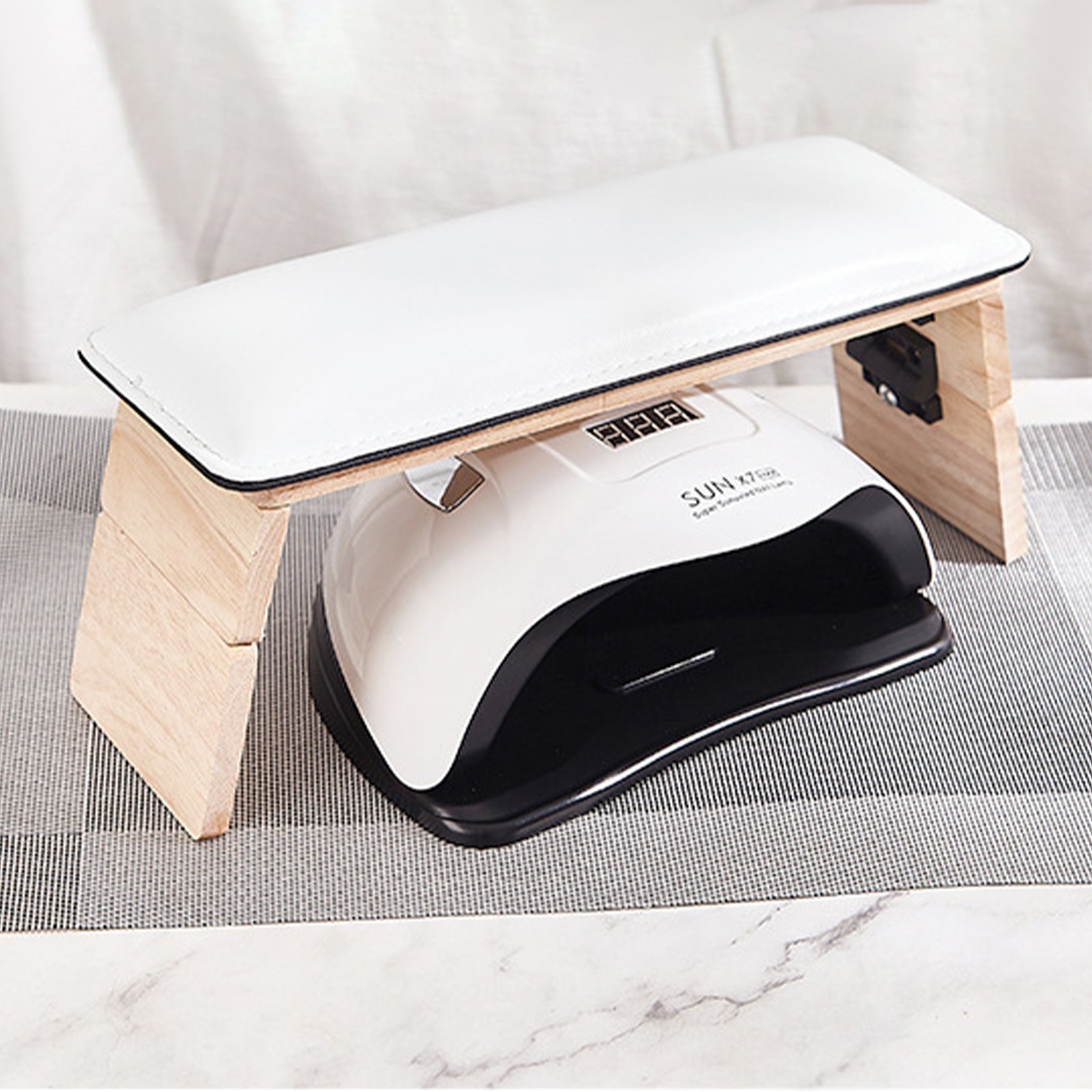 Hand Pillow Cushion For Nail Salon Arm Rest Holder Stand V1