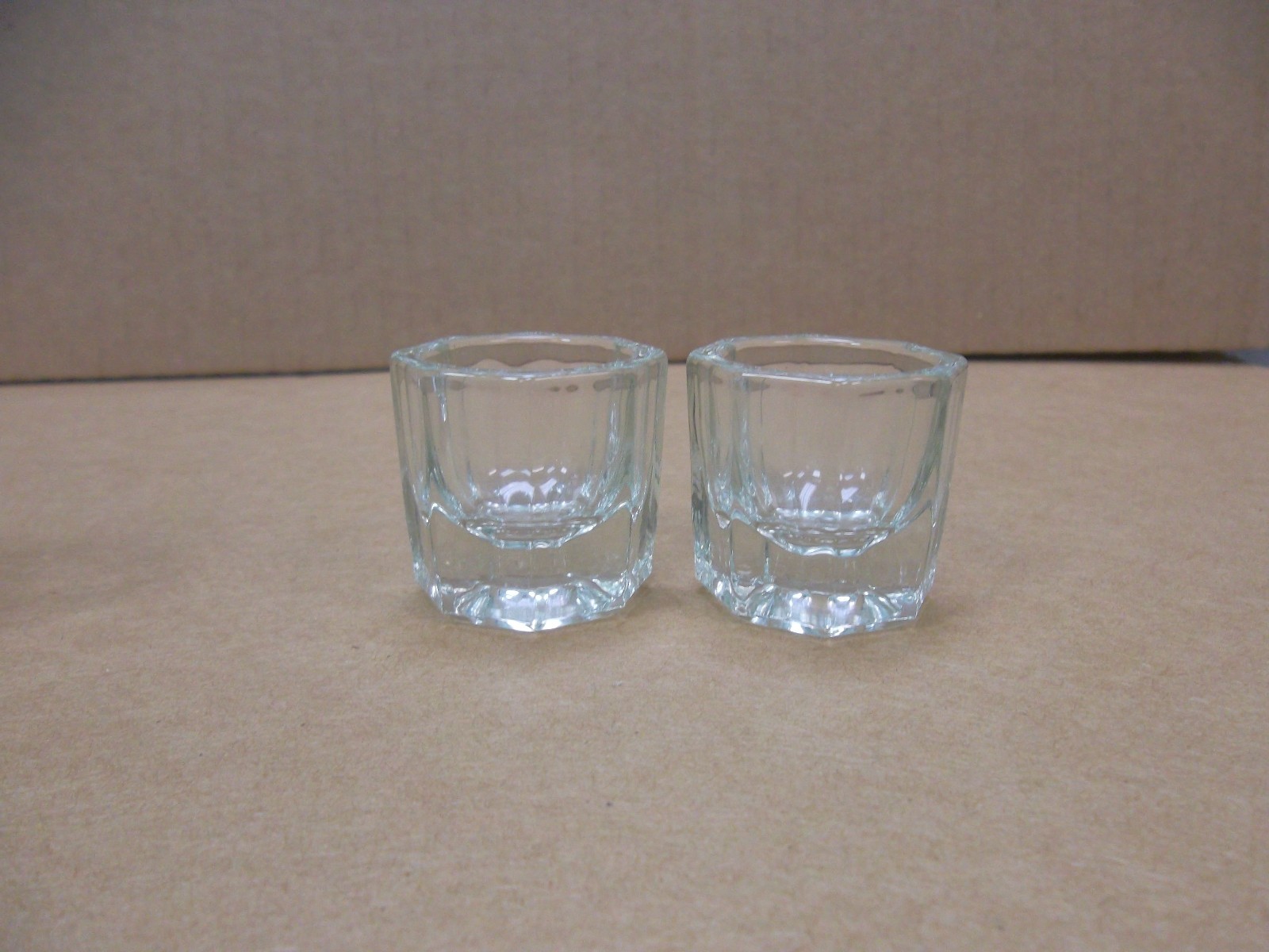2 Glass Dappen Dish – Aceton, Acrylic, Liquid Container – Dental Instrument