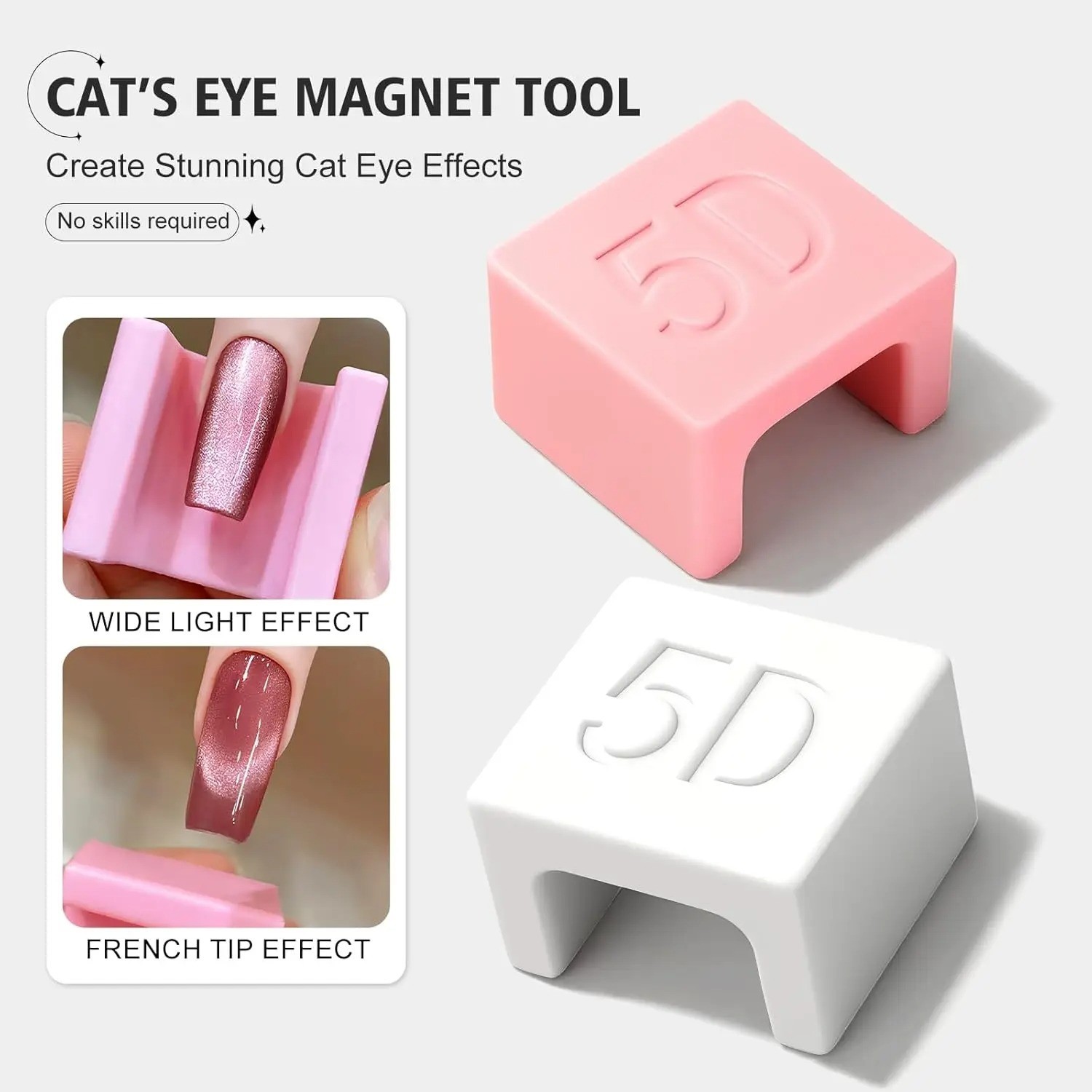 Magnet Stick – Cat Eye Nail Art Tool for DIY Magnetic Gel – Velvet Finish