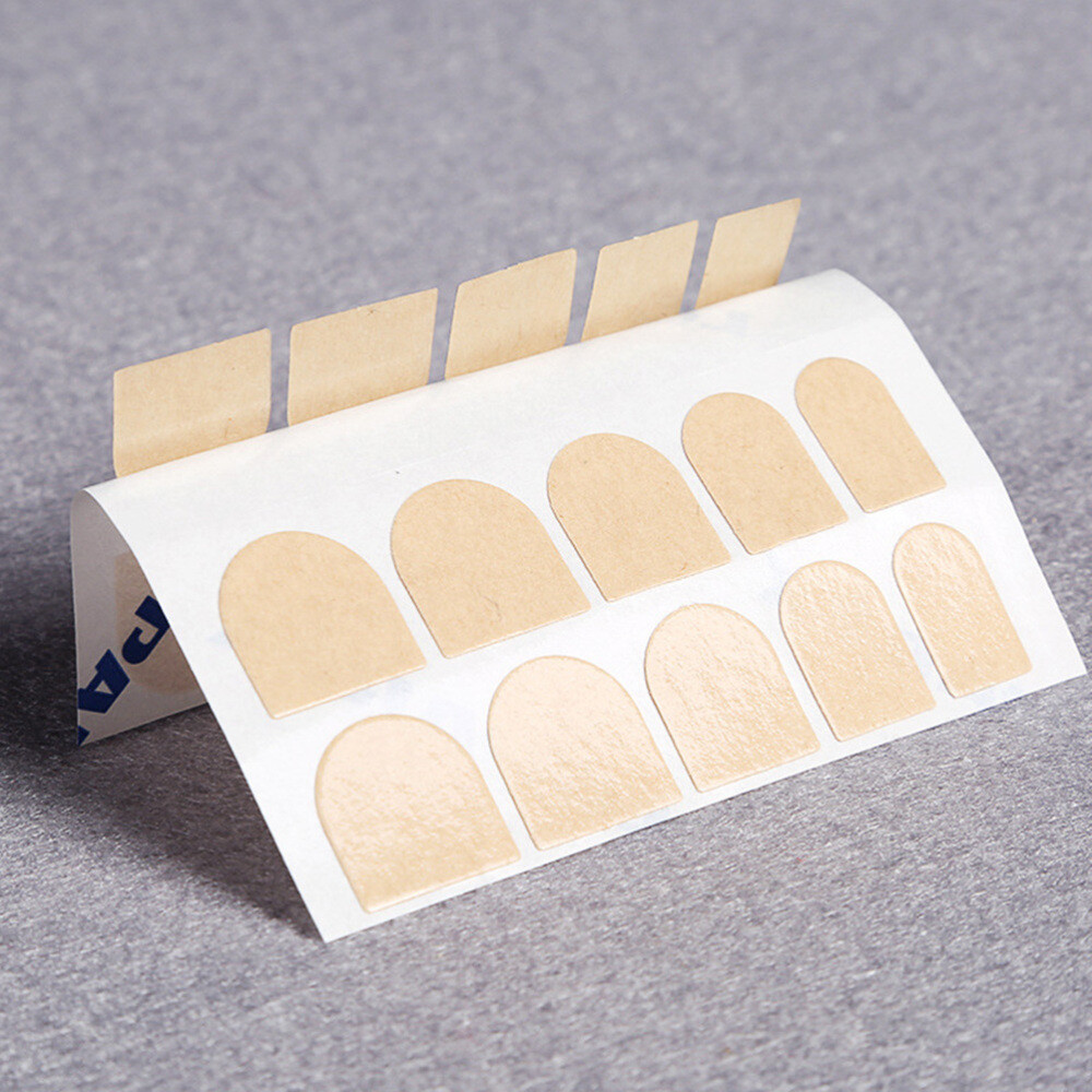 50 Sheets Adhesive Nail Tabs Fake Tips Long-lasting Stickers DIY False Nails