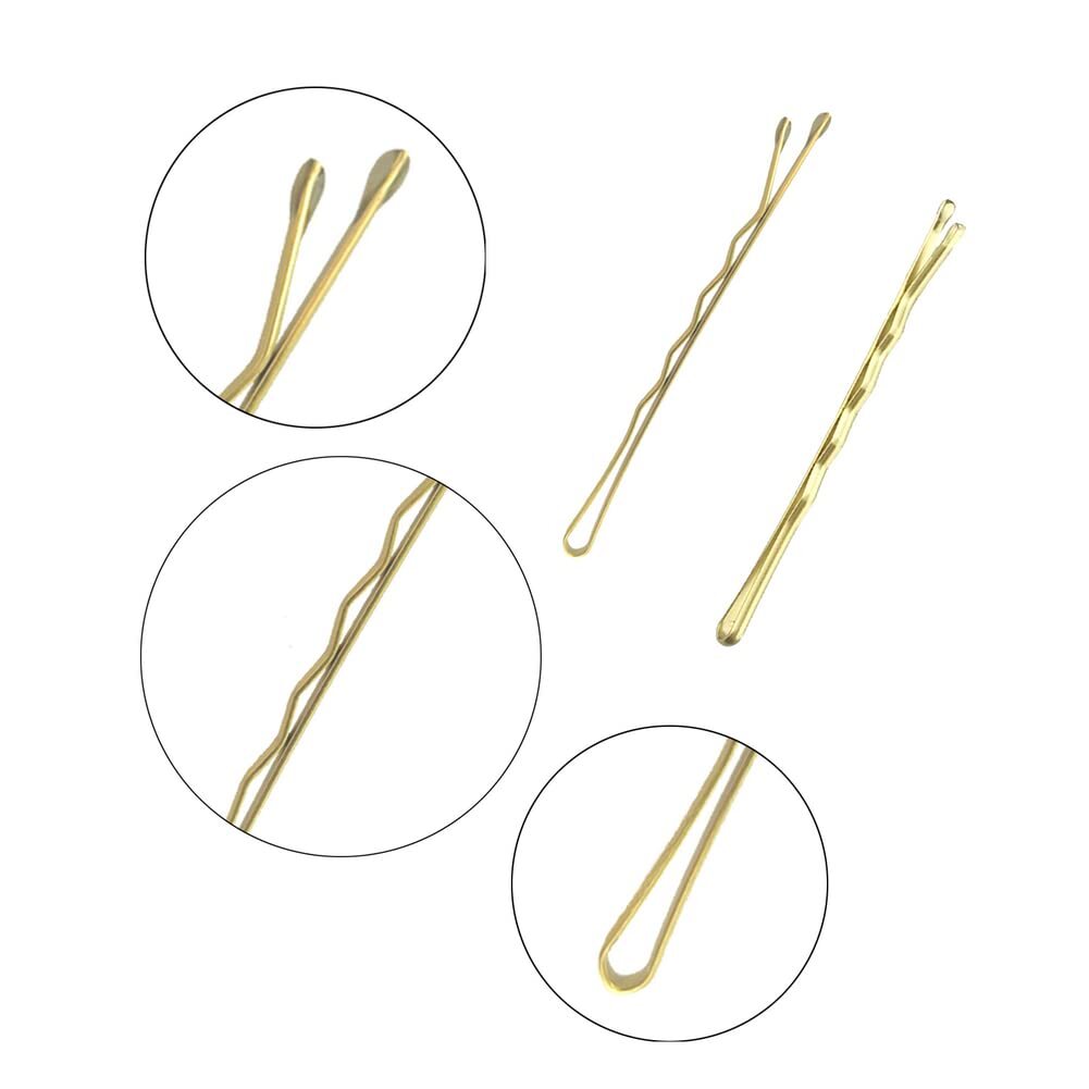 220pcs 2.76 Inch Large Bobby Pins Blonde for Women, Jumbo Hair Gold（2.76inch）