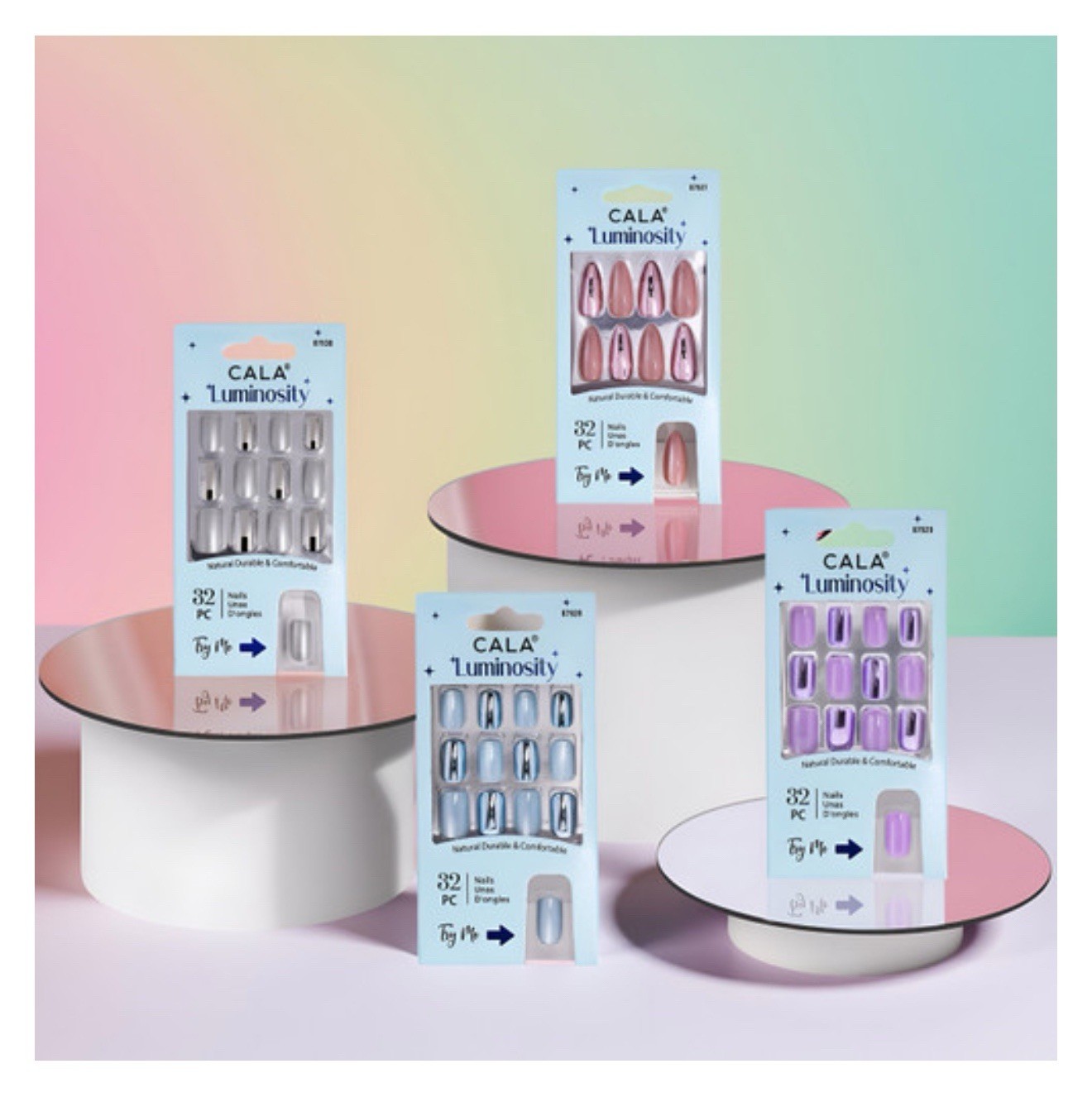 LUMINOSITY CAT EYE CHROME: PINK