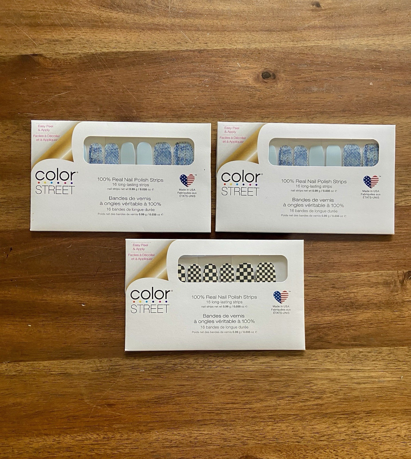 Lot of 20 – Color Street Nail Polish Strips Bundle New Sealed Assorted