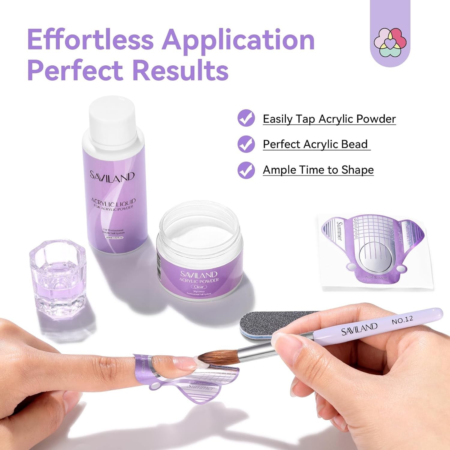 Acrylic Nail Kit for Beginners: Nails Kit Acrylic Set with 30g Clear Acrylic …