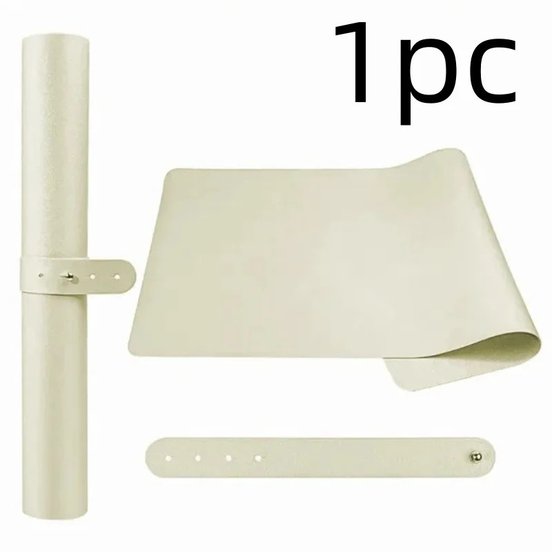 Waterproof Scratch Resistant Nail Art Table Mat Portable PU Foldable Manicure