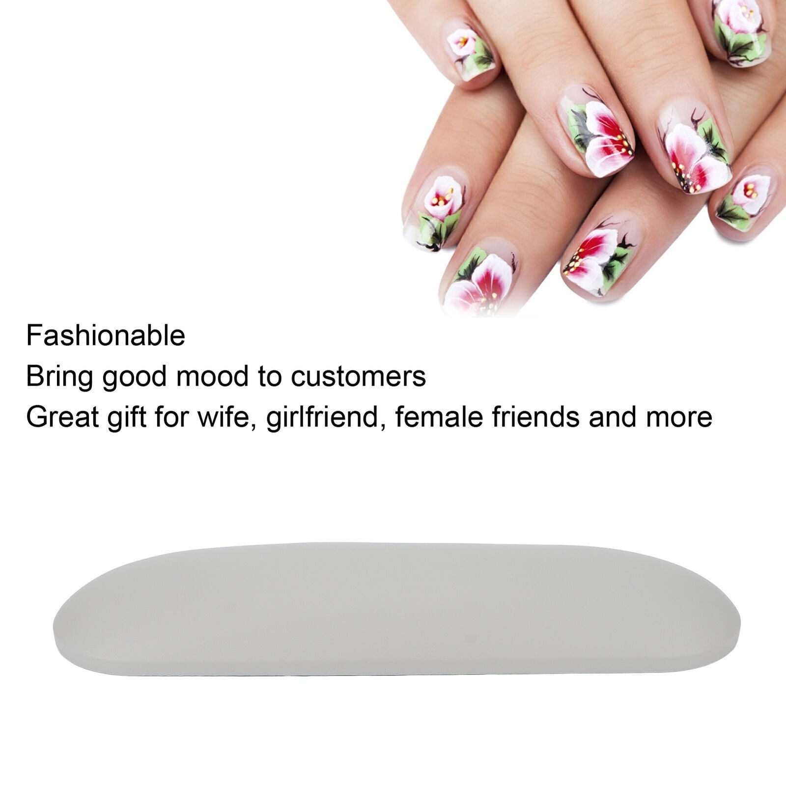 Nail Art Pillow PU Leather Soft Lightweight Manicure Hand Rest Cushion for Home