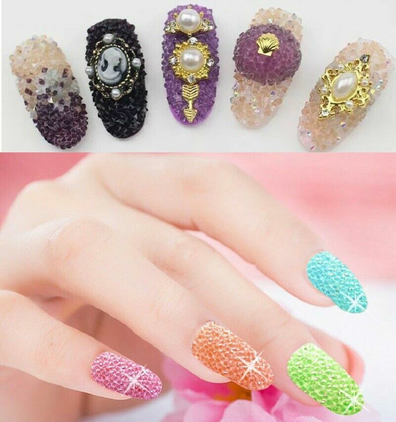 14400pcs Colours Chaton Nail Art Rhinestone Glass Tiny Mini pixie Rhinestones