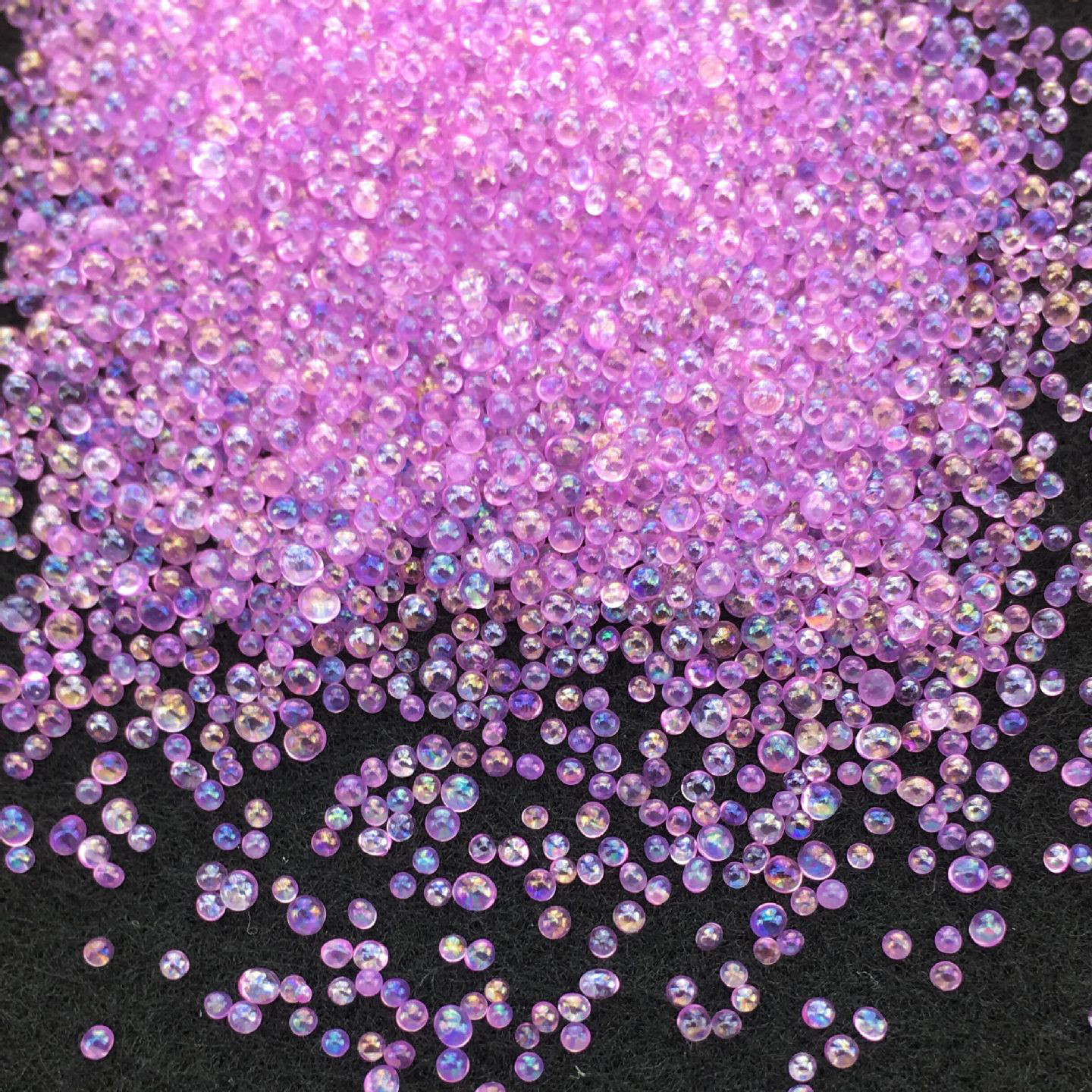 Mini Bubble Beads 3D Nail Art Drop Decoration Manicure 1-3mm Mixed Mermaid Color