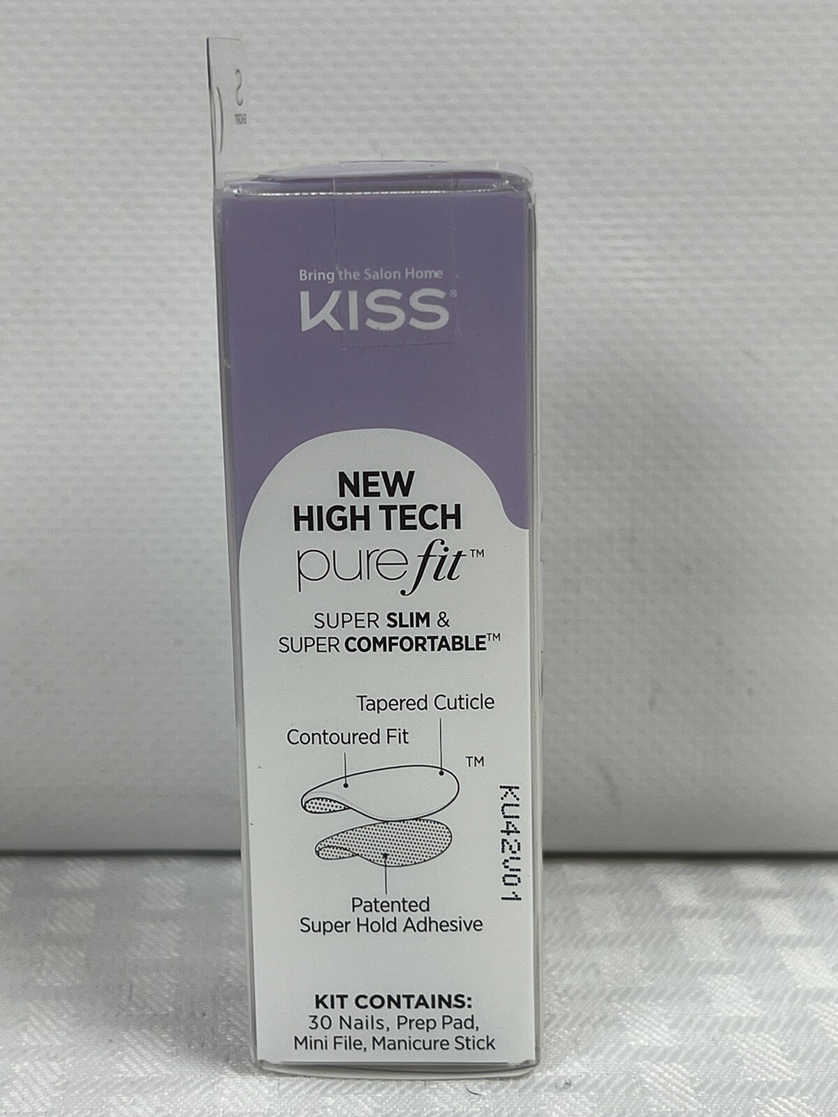 NIB Kiss Impress Color Press-On Nail 83746 007 Picture Purplect Z01412
