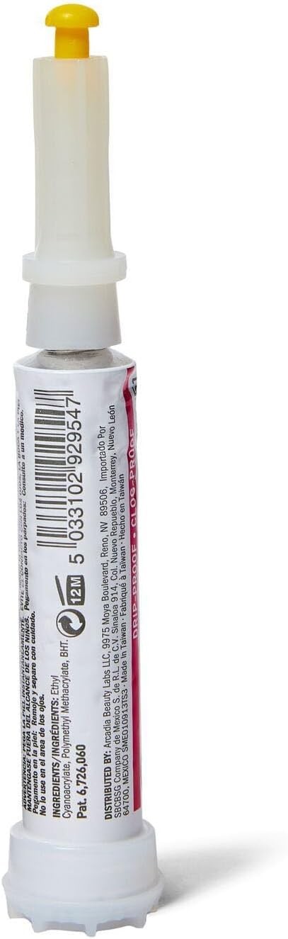 Beauty Secrets Drip & Clog Proof Nail Glue Bundled with Nail File Bla