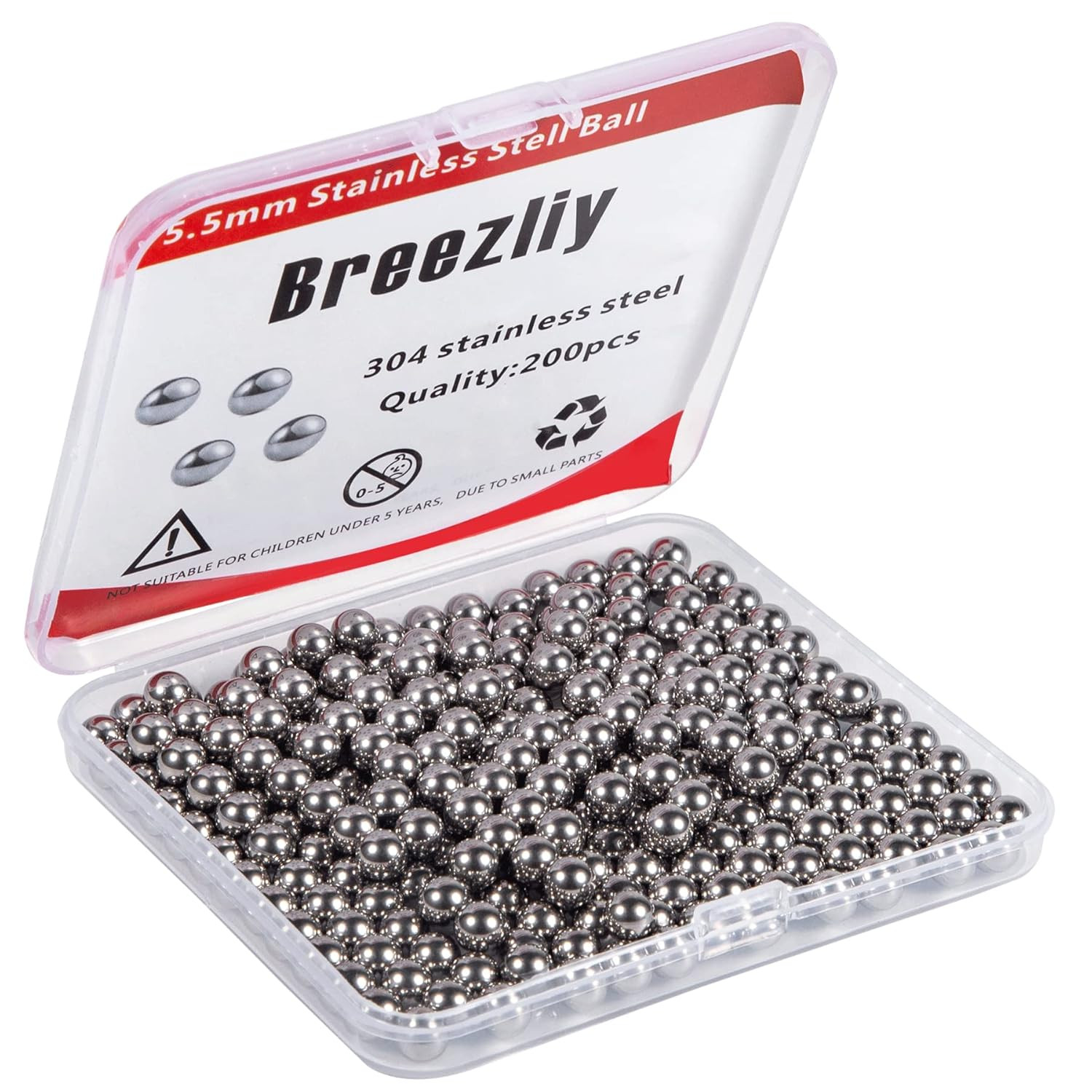 200 Pcs Paint Mixing Balls Stainless Steel Mixing Agitator Balls for Mixing Mode