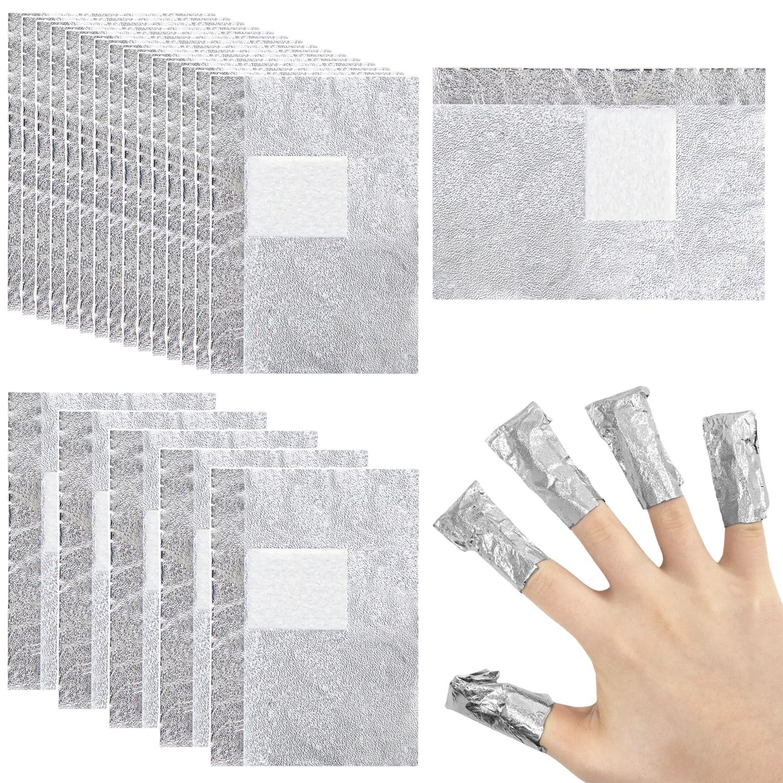 Nail Polish Remove Foil Wraps, Foils Soak Off Wraps Gel Nail…