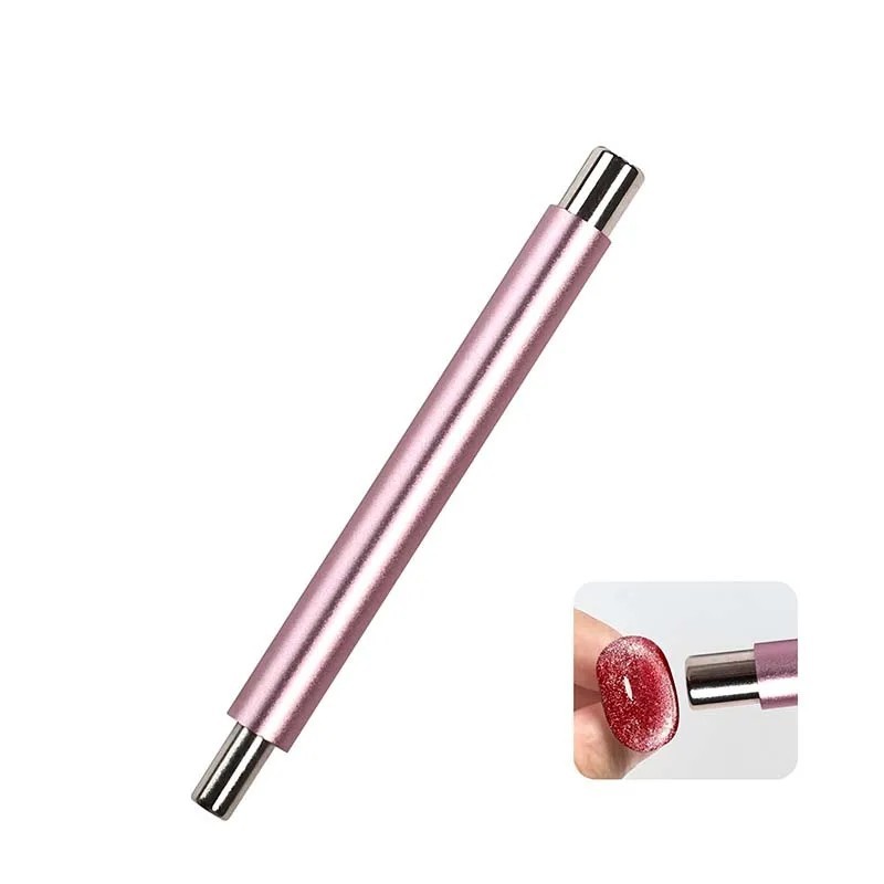 Round Steel Magnetic Stick Double Head Cat Eye Magnet Pen Nail Tool