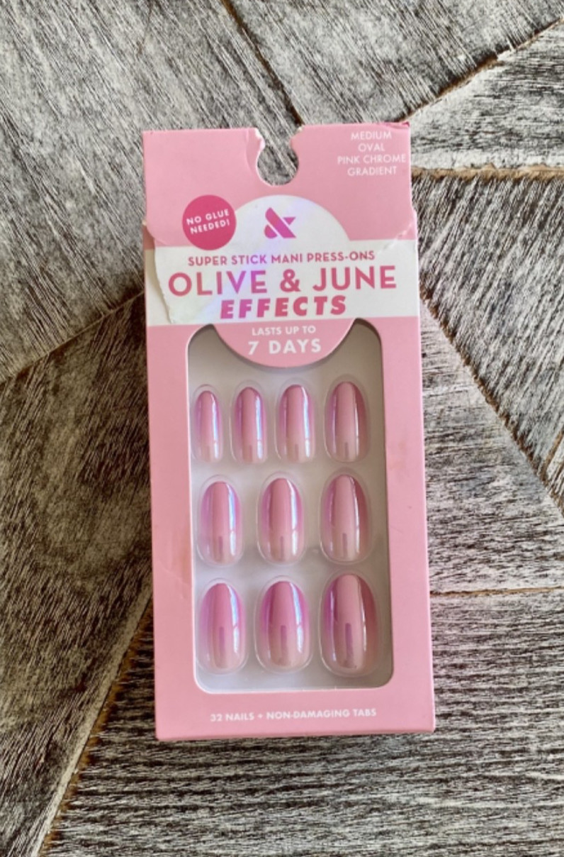 NEW! Olive & June Press-On Nails Lot of Four Spring Pastels FREE SHIPPING!
