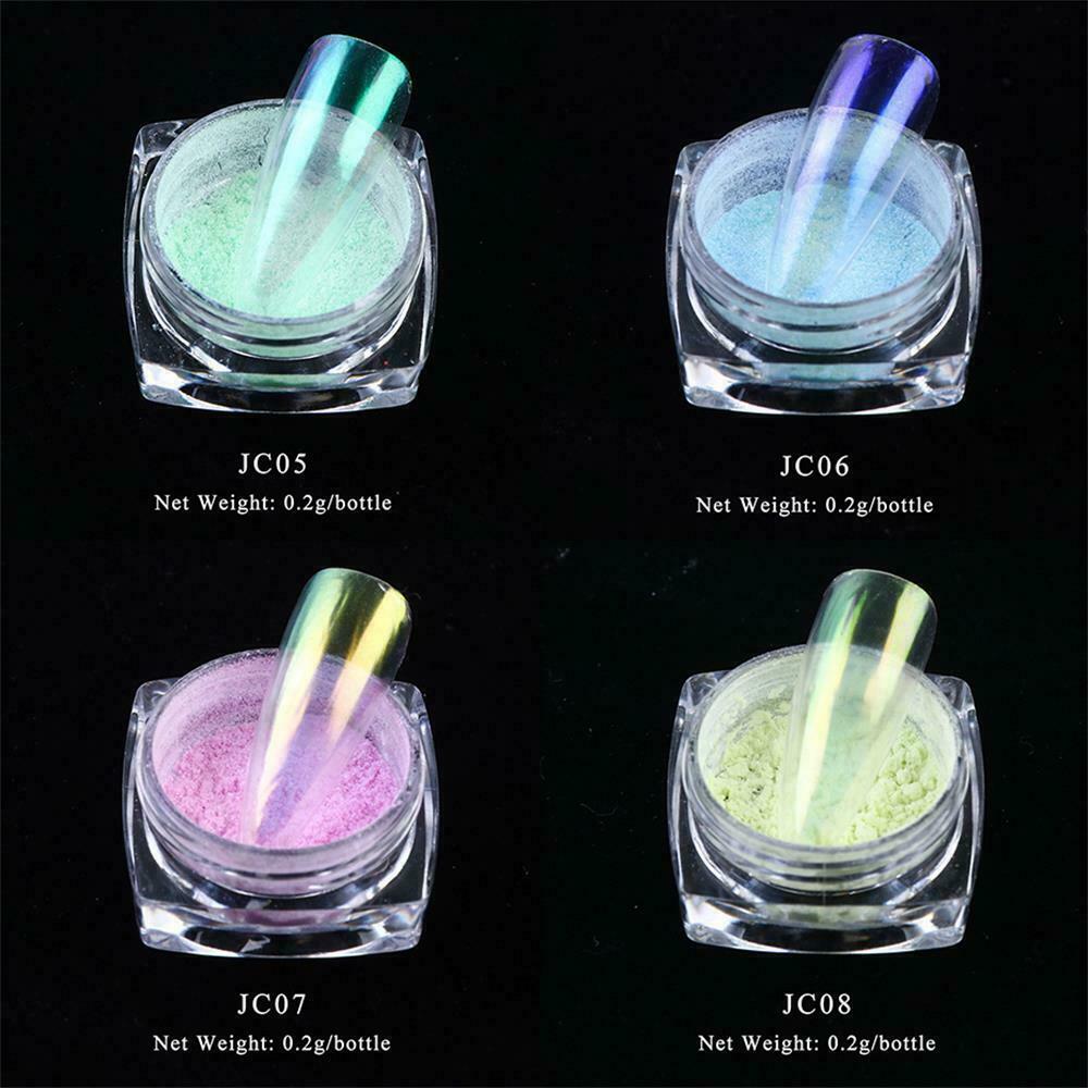 US Glitter Holographic Mirror Nail Art Powder Ultra-thin Aurora Mermaid Pigment