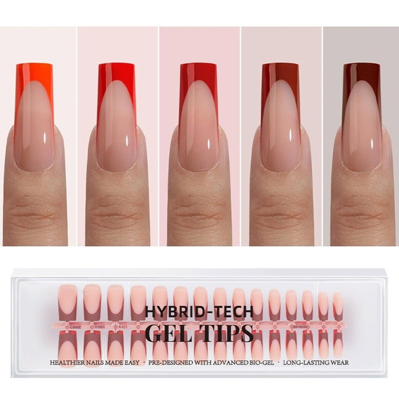 150Pcs French Tip Press On Nail Glossy or Matte Finish Easy Application Nail Art