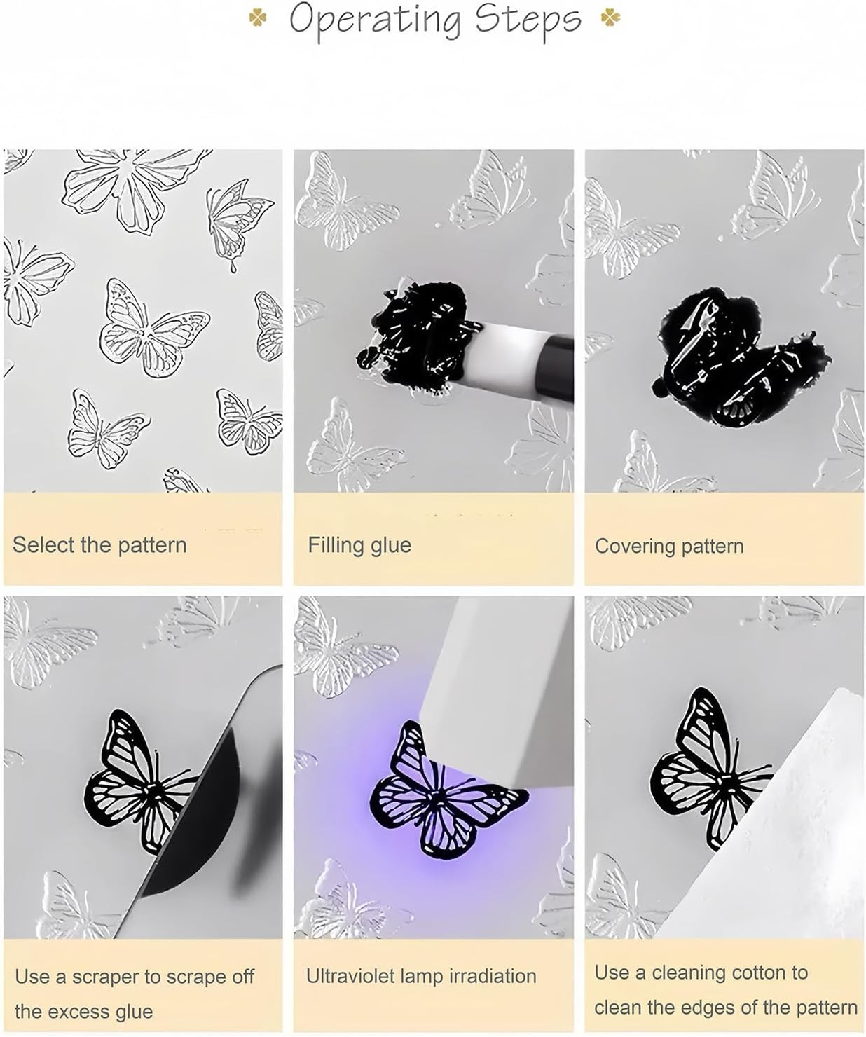 3D Flower Nail Art Silicone Mold for UV Gel Resin and DIY Manicure