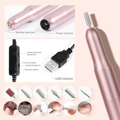 Acrylic Nail Kit for Beginners – Monomer, 6 Glitter Colors, UV Lamp & Supplies